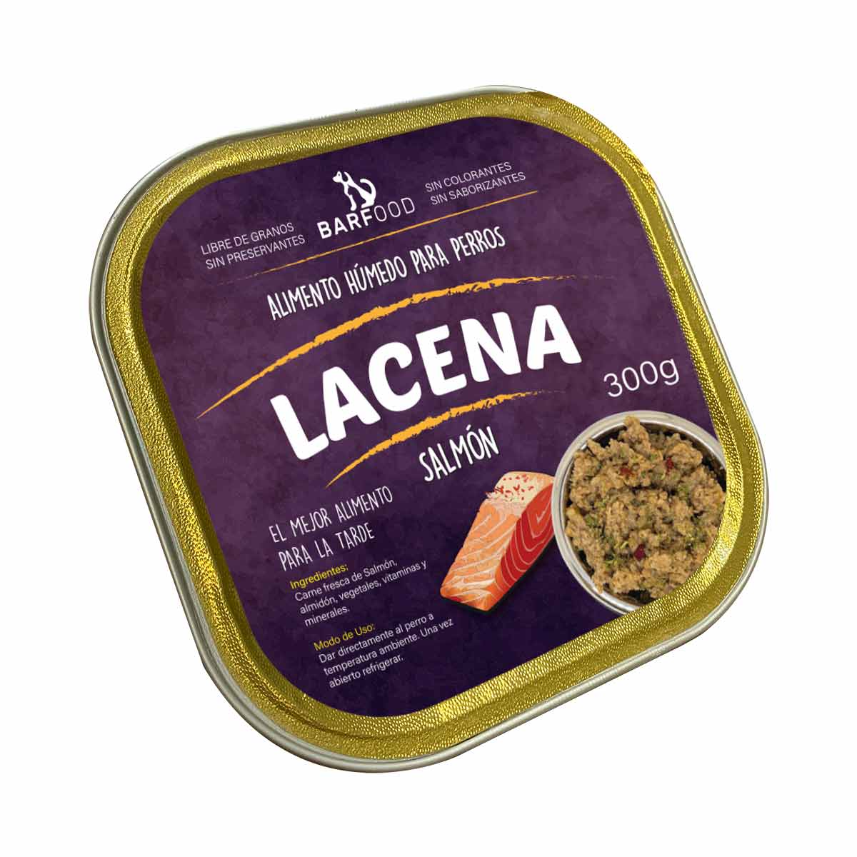 LACENA Salmón para Perros – Alimento Húmedo Natural 300 g