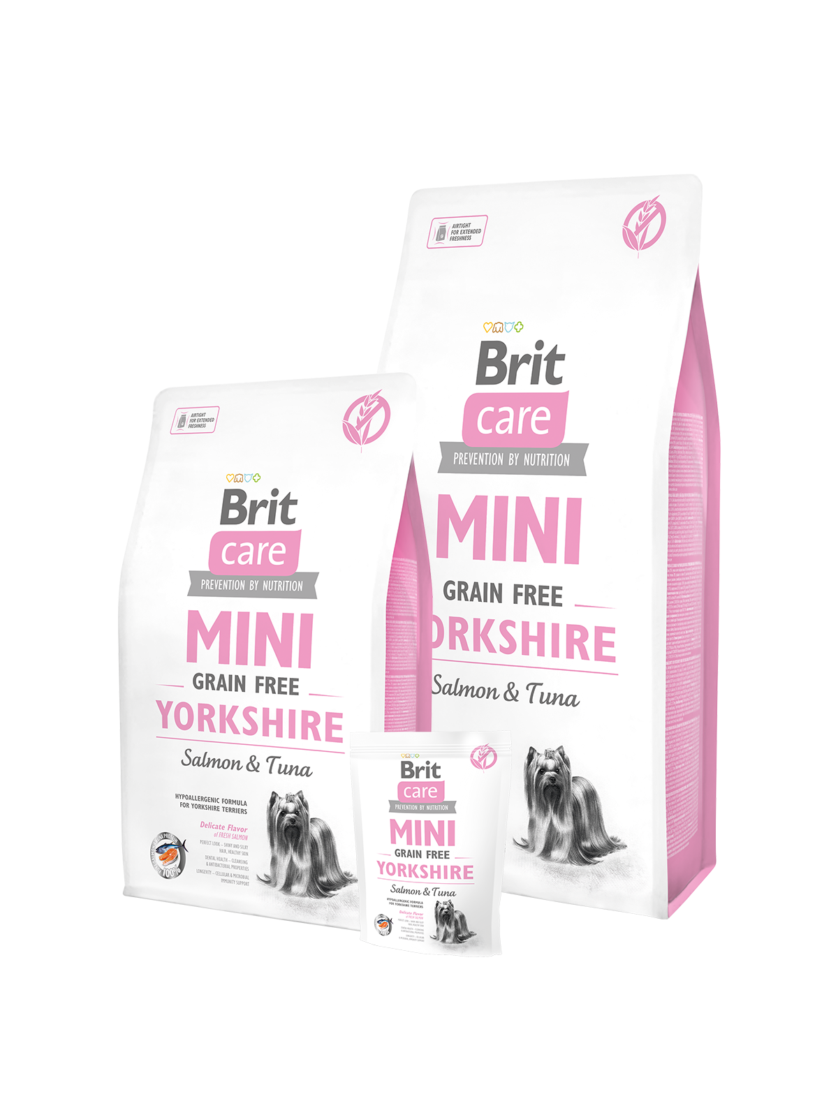 Brit Care Mini Grain Free Yorkshire – Salmón & Atún 7KG