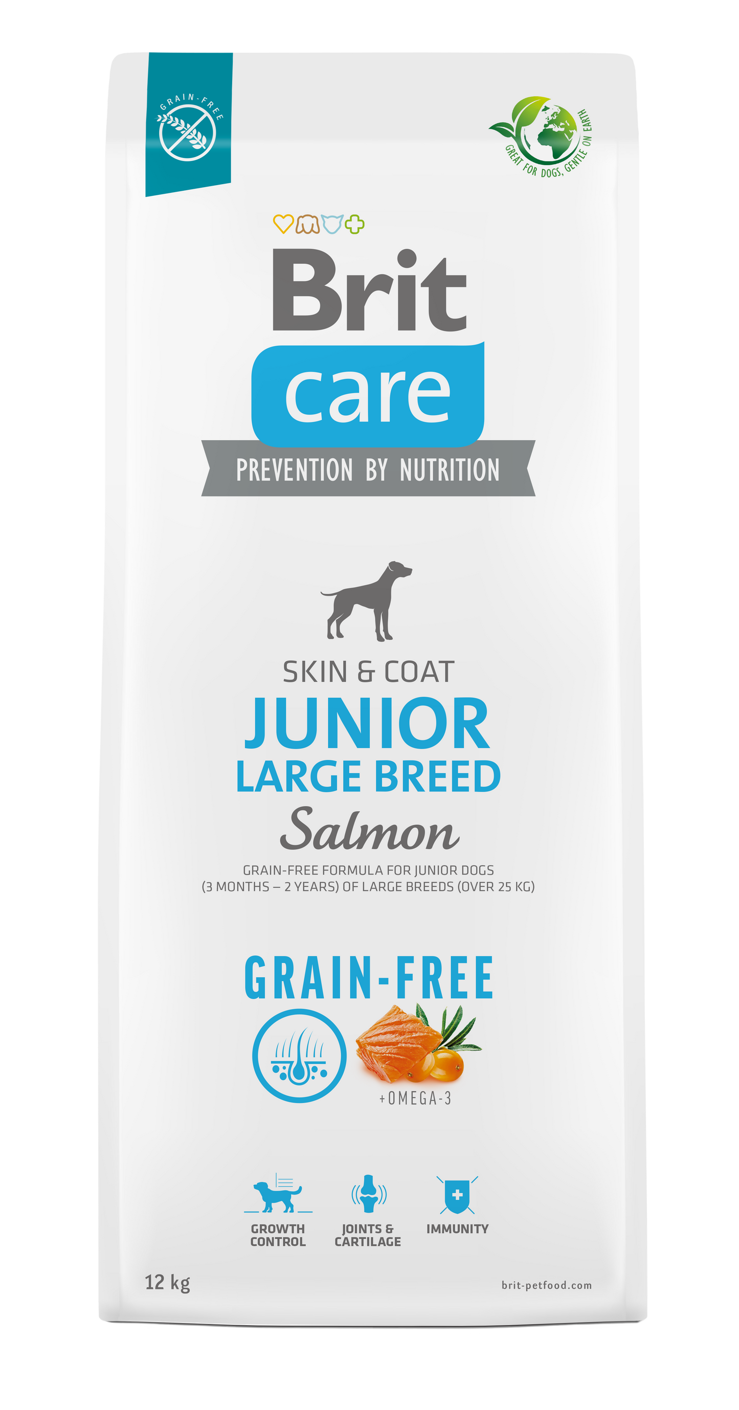 DOG GRAIN-FREE JUNIOR LARGE BREED SALMON 12 KG