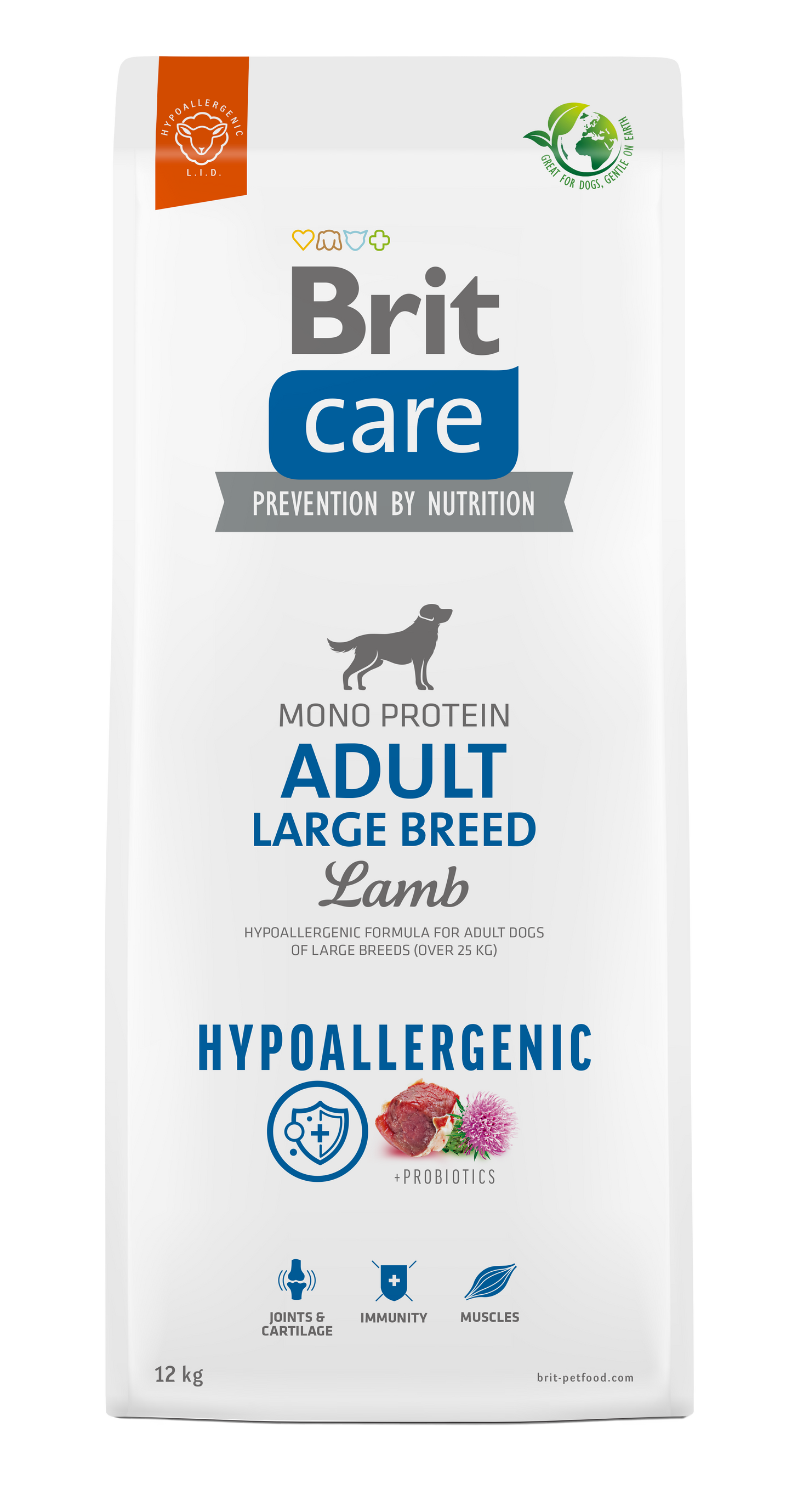 DOG HYPOALLERGENIC ADULT LARGE BREED LAMB