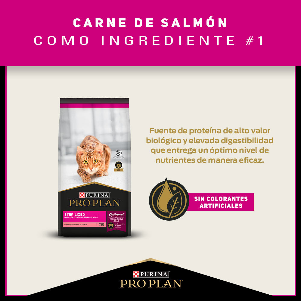 PRO PLAN STERILIZED OPTIRENAL – GATO ADULTO