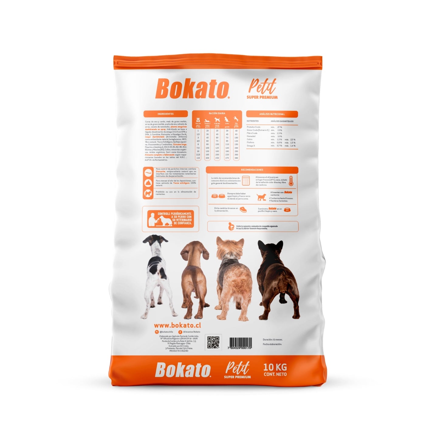 Alimento para Perros Bokato Petit Adulto - Razas Pequeñas