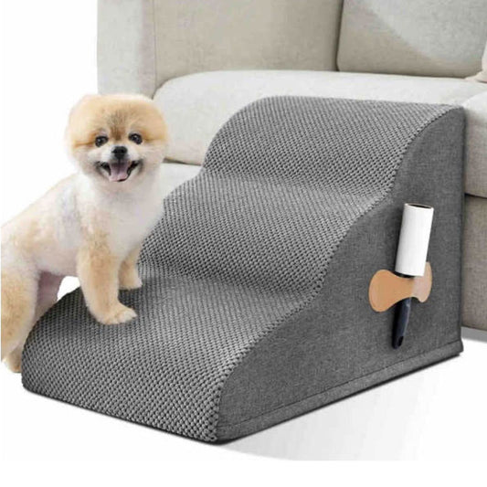 Escalera para perros, diseño confortable y seguro, ideal para ayudar a subir a camas y sofás en la habitación