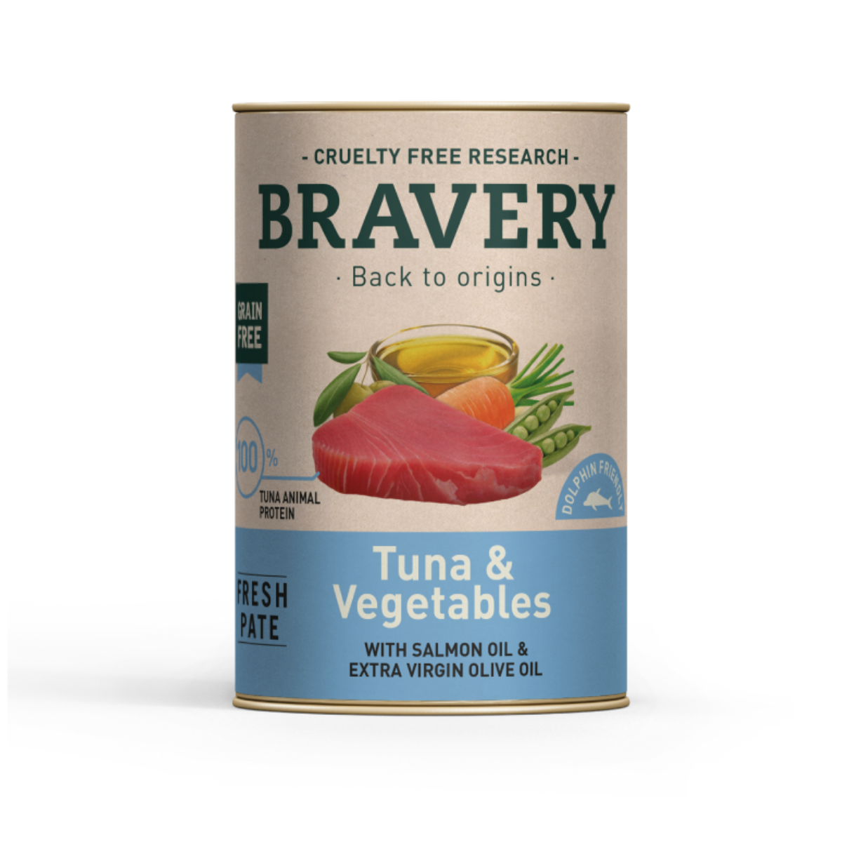 Alimento húmedo para perros, receta de atún con vegetales, nutrición equilibrada y deliciosa (290 g)