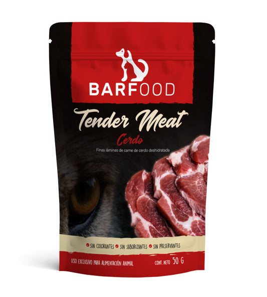 Tender Meat Cerdo 50 g – Snack Natural para Perros