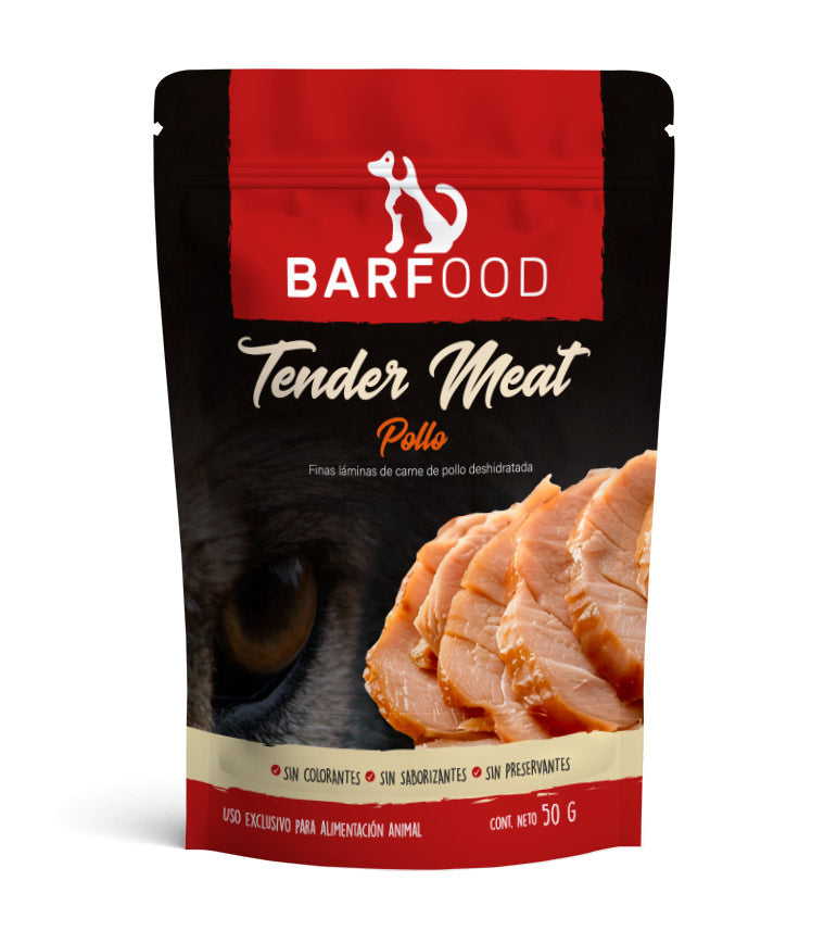 Tender Meat Pollo 50 g – Snack Natural para Perros