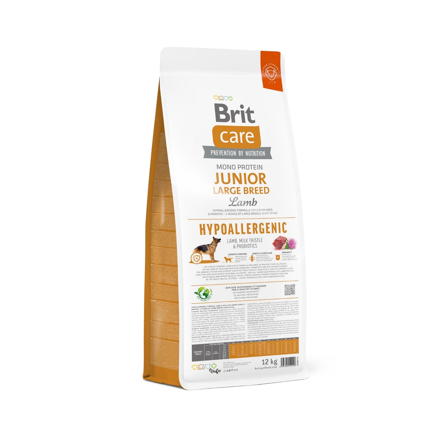 Alimento Hipoalergénico Cachorros Razas Grandes Cordero (12kg)