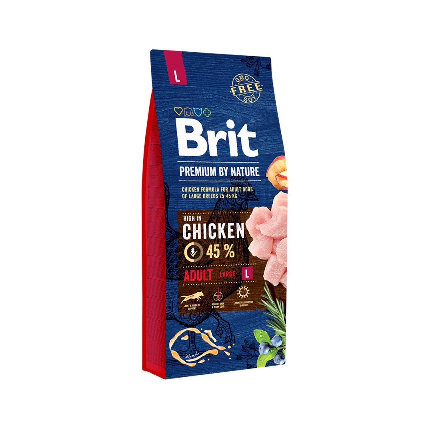 Alimento para Perros Brit Premium by Nature Adult Large - Pollo