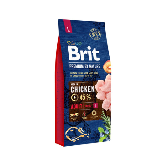 Alimento para Perros Brit Premium by Nature Adult Large - Pollo