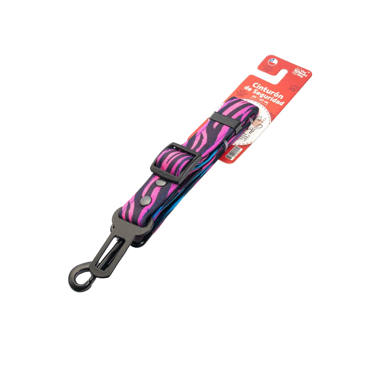 Cinturón de Seguridad para Perros Zebra Colors - Ajustable