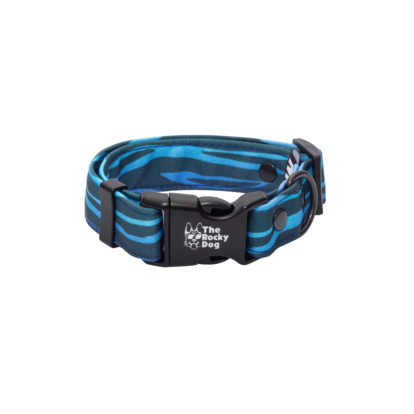 Collar para Perros The Rocky Dog - Diseño Zebra Colors (Estilo y Resistencia)
