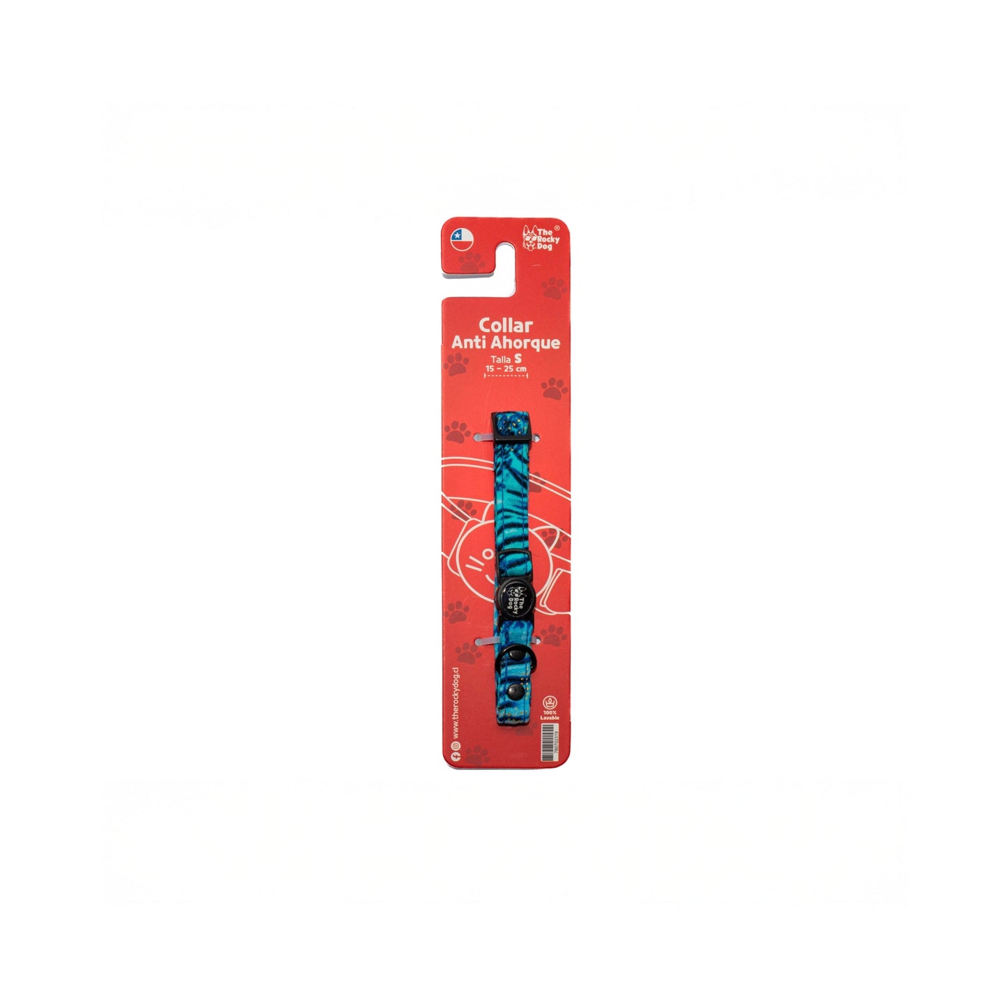 Collar para Gatos Mix Blue - Broche de Seguridad Anti-Ahorque de Algodón