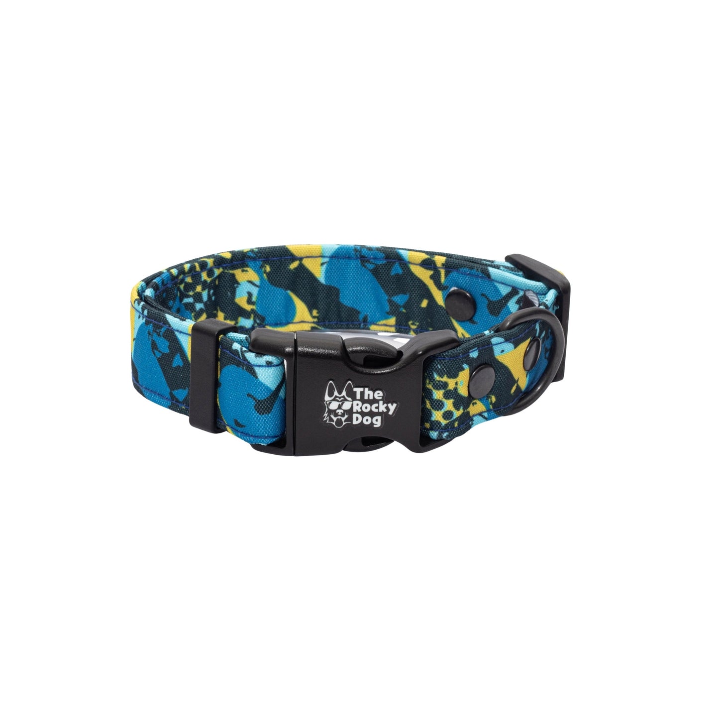 Collar para Perros The Rocky Dog - Diseño Camuflaje (Resistente y Lavable)