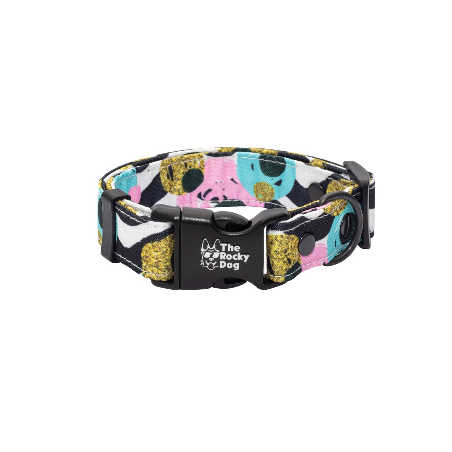 Collar para Perros The Rocky Dog - Diseño Funky Leopard (Estilo y Resistencia)