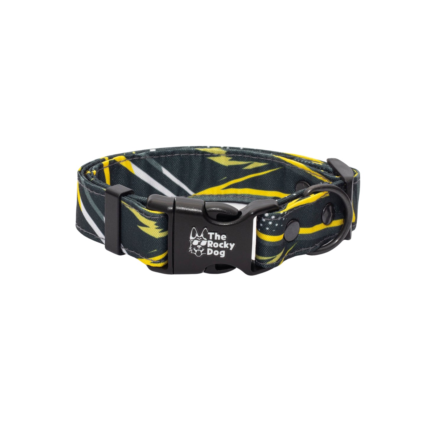 Collar para Perros The Rocky Dog - Diseño Thunder (Resistente y Lavable)