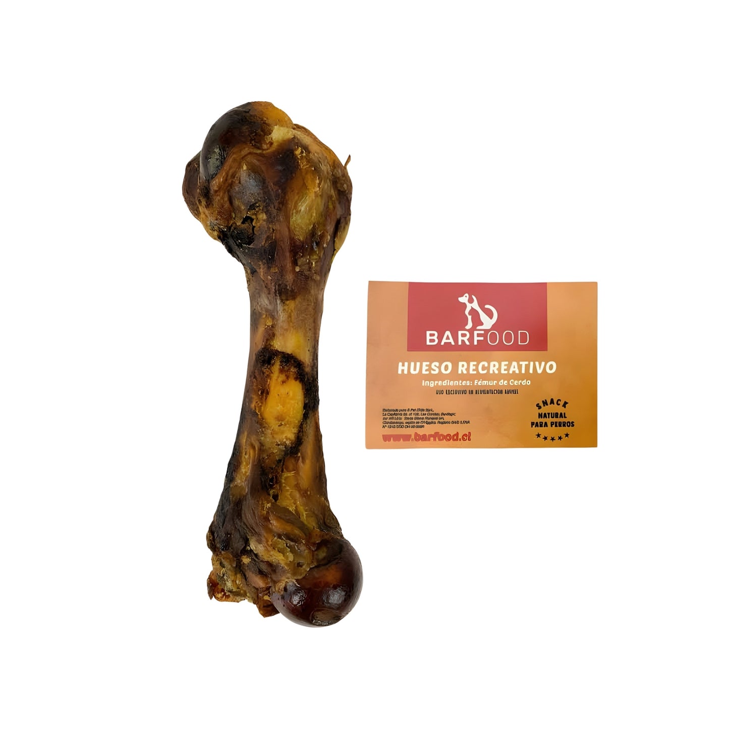 hueso recreativo para que perros puedan morder y calmar su estres marca barfood. solo en millapets