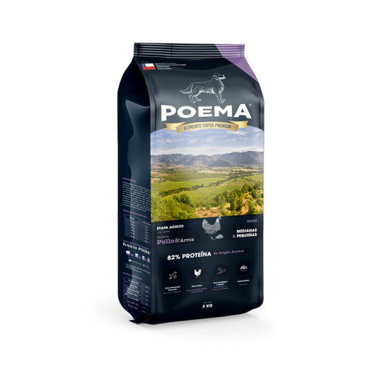 Alimento para Perros Poema Adulto Pollo - Nutrición Equilibrada