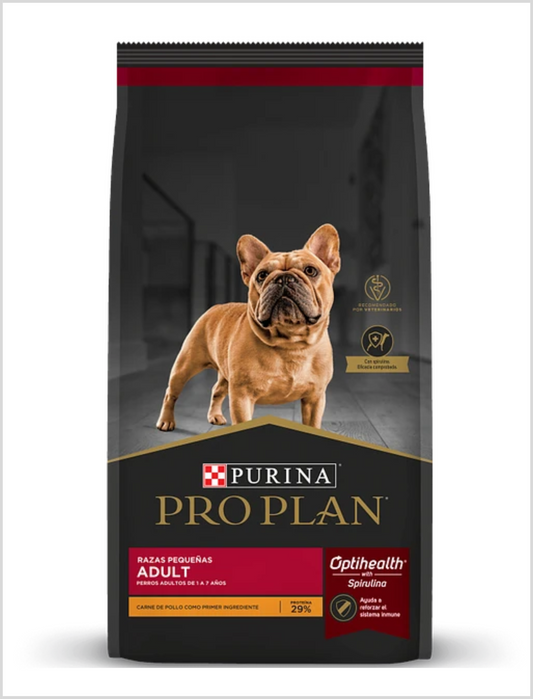 Alimento Pro Plan para perros adultos de raza pequeña, fórmula premium que cuida su salud y vitalidad (3kg)