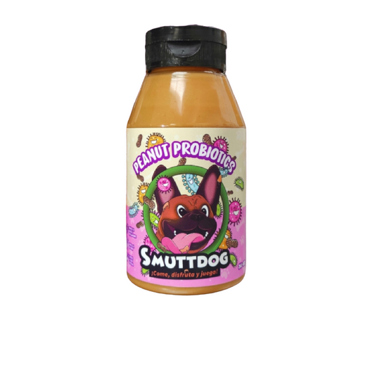 Snack SmuttDog Peanut Probiotics para perros, galletas saludables con maní y probióticos para una digestión equilibrada | Millapets