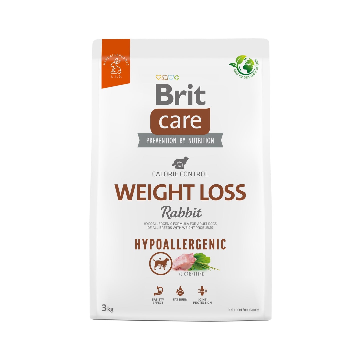 Alimento para Perros Brit Care Hypoallergenic Weight Loss - Conejo y Arroz